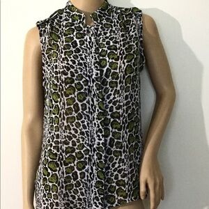 Worthington Women's Button Down Tank Top Size M